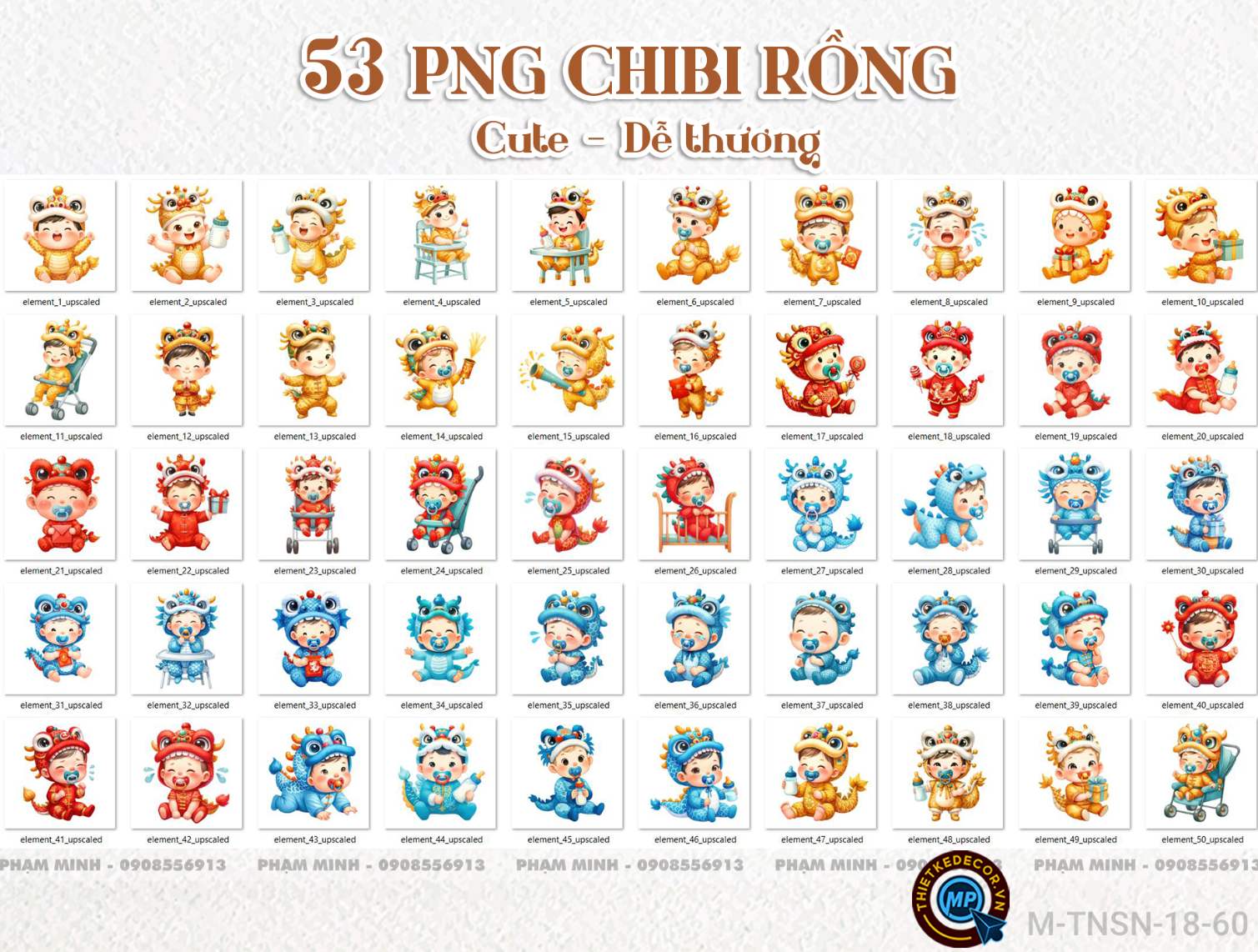 53PNG Chipi cosplay rồng cute đáng yêu dễ thương