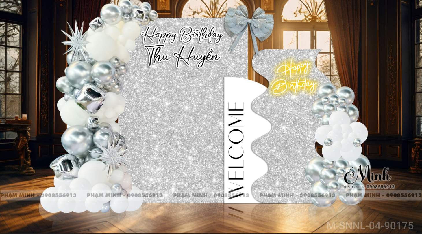 File thiết kế sinh nhật cho Cô gái sang trọng đẳng cấp.