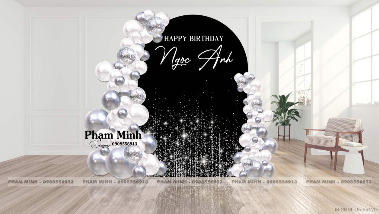 File thiết kế sinh nhật cho Cô gái / Sếp sang trọng đẳng cấp.