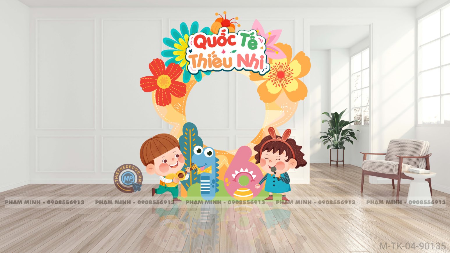 File thiết kế Tổng kết năm học và Chào mừng Quốc tế thiếu nhi 1/6 dễ thương đáng yêu.