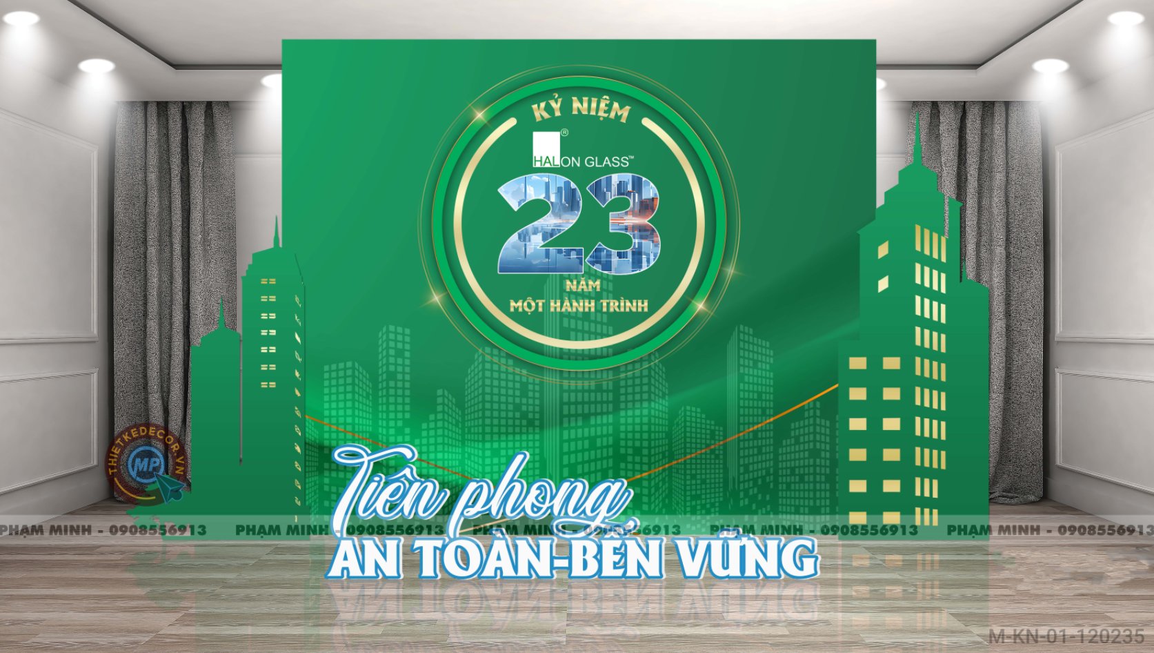 File thiết kế kỷ niệm thành lập công ty sang trọng hiện đại luxury