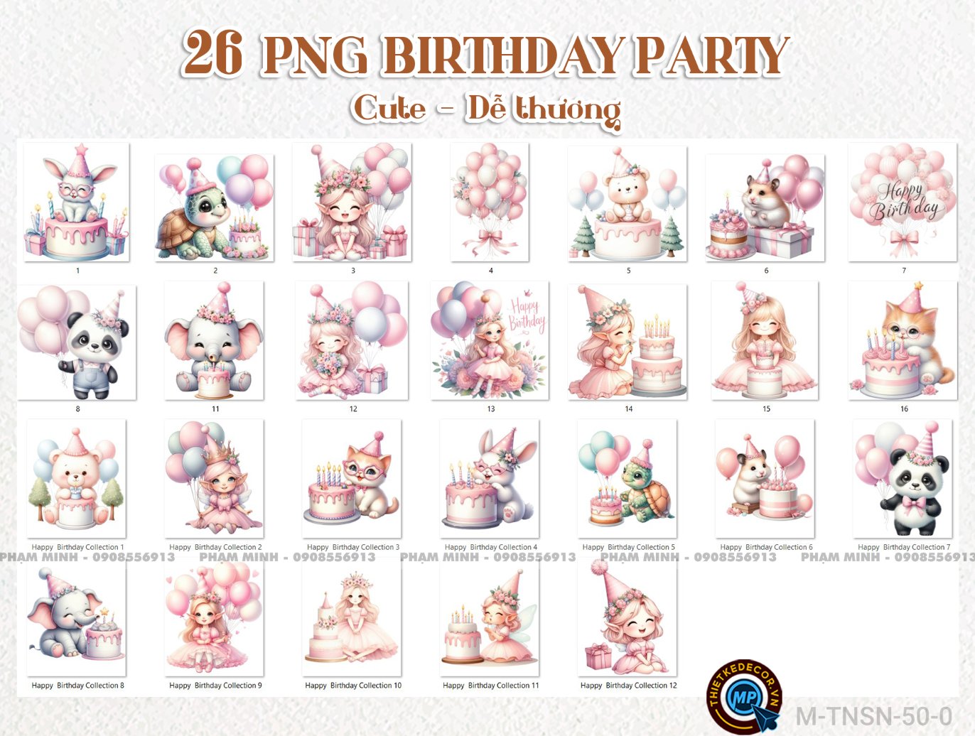 26 PNG công chúa và animals tách nền cute dễ thương đáng yêu nét căng