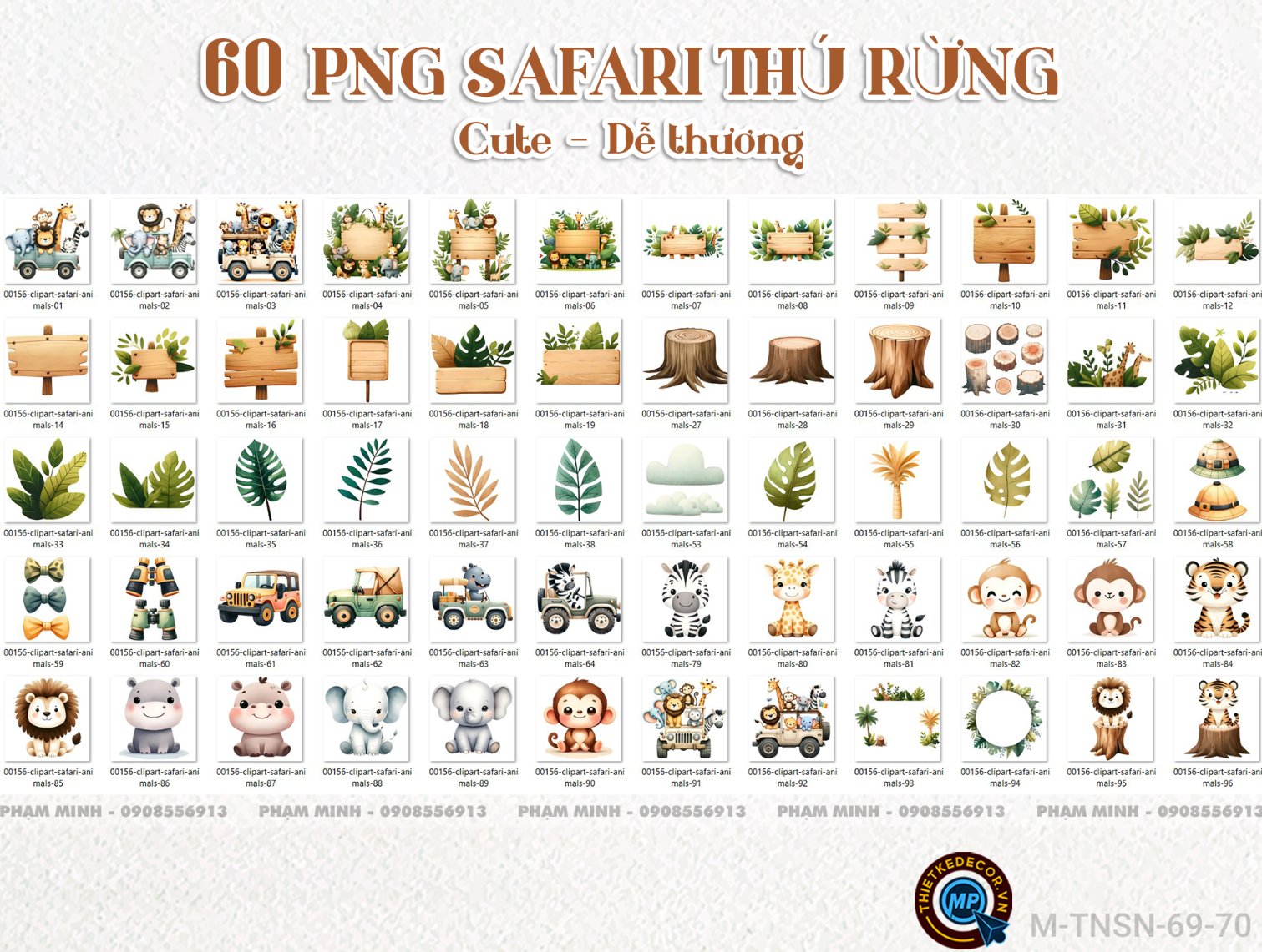 60  PNG Safari sở thú thú rừng hoạt hình màu nước cute dễ thương đáng yêu