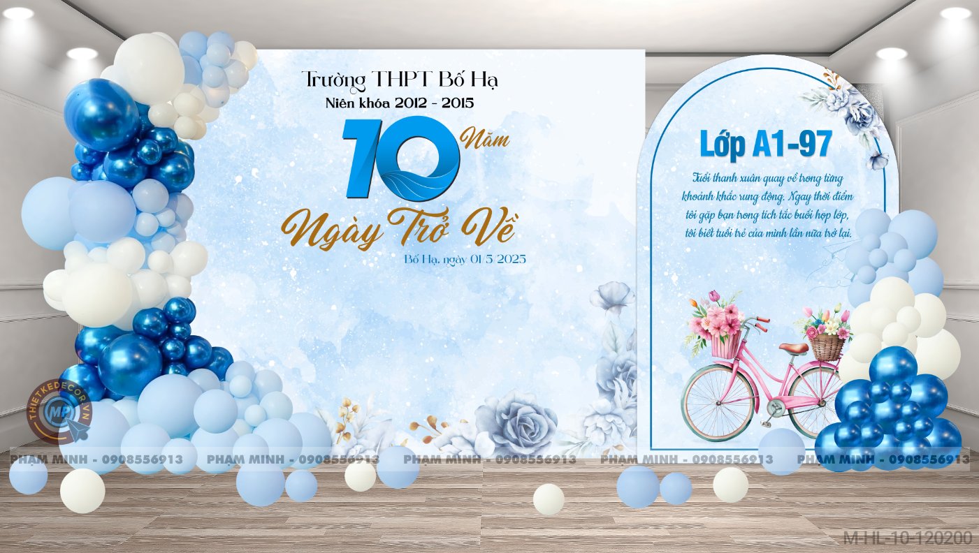 File thiết kế Background Họp lớp họp khóa kỷ niệm ngày trở về