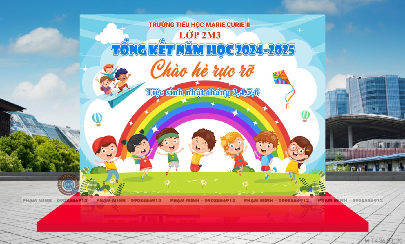 File thiết kế Tổng kết năm học và Chào mừng Quốc tế thiếu nhi 1/6 dễ thương đáng yêu.