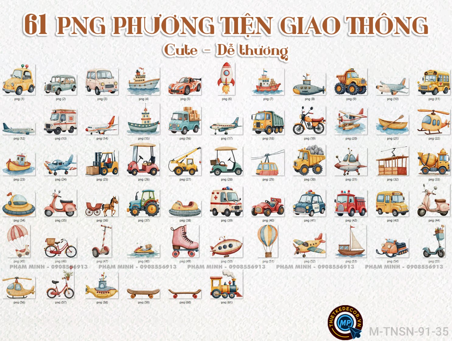61 PNG Phương tiện giao thông tách nền 300ppi nét căng cute đáng yêu