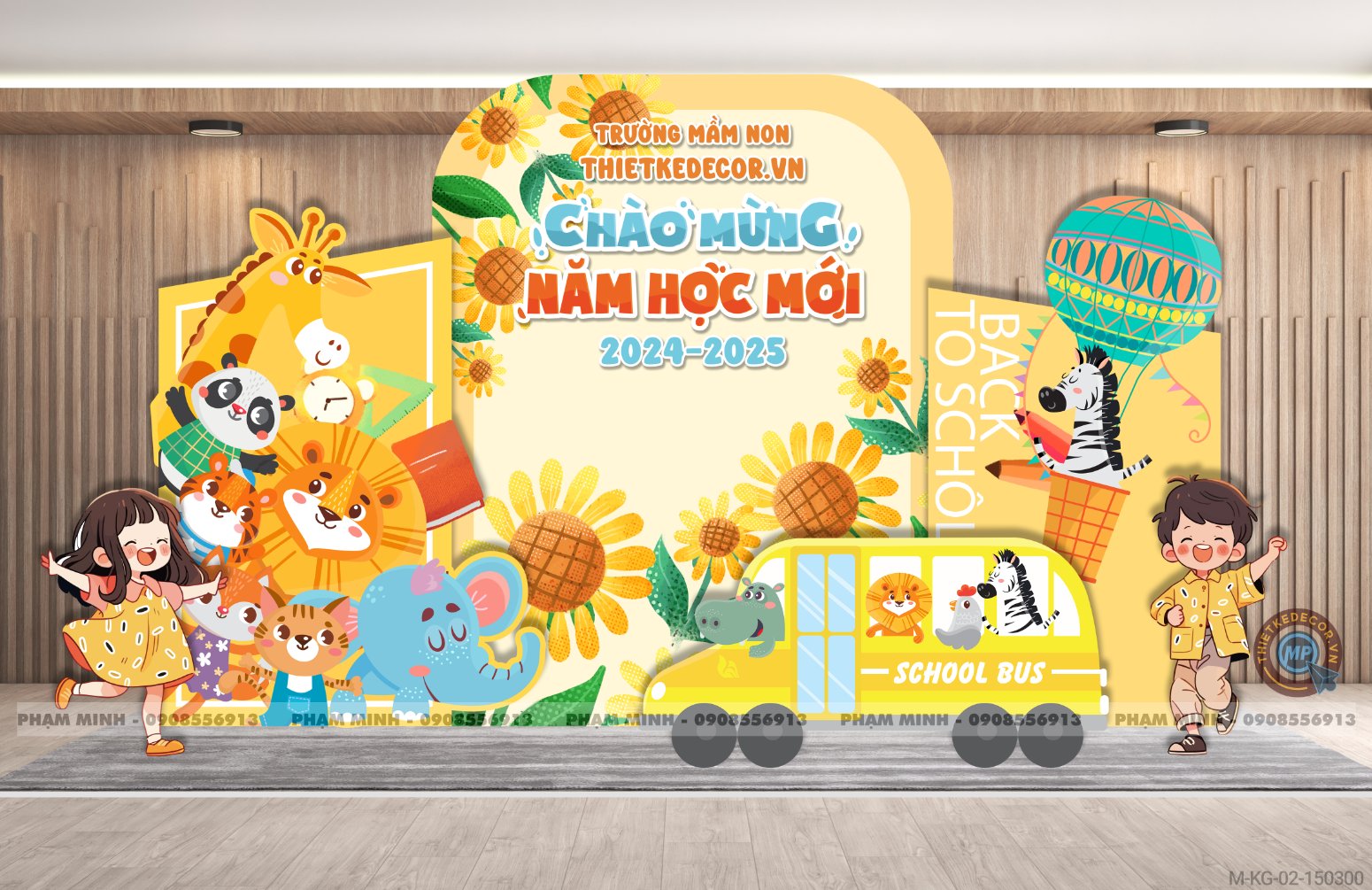 File thiết kế khai giảng chào mừng năm học mới Back to school