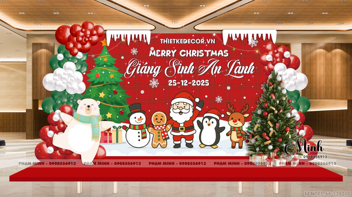 File thiết kế trang trí Giáng sinh Noel Merry Christmas decor cây thông Decor cho trường học, trung tâm mua sắm, chung cư, nhà hàng, khách sạn, quán cà phê...