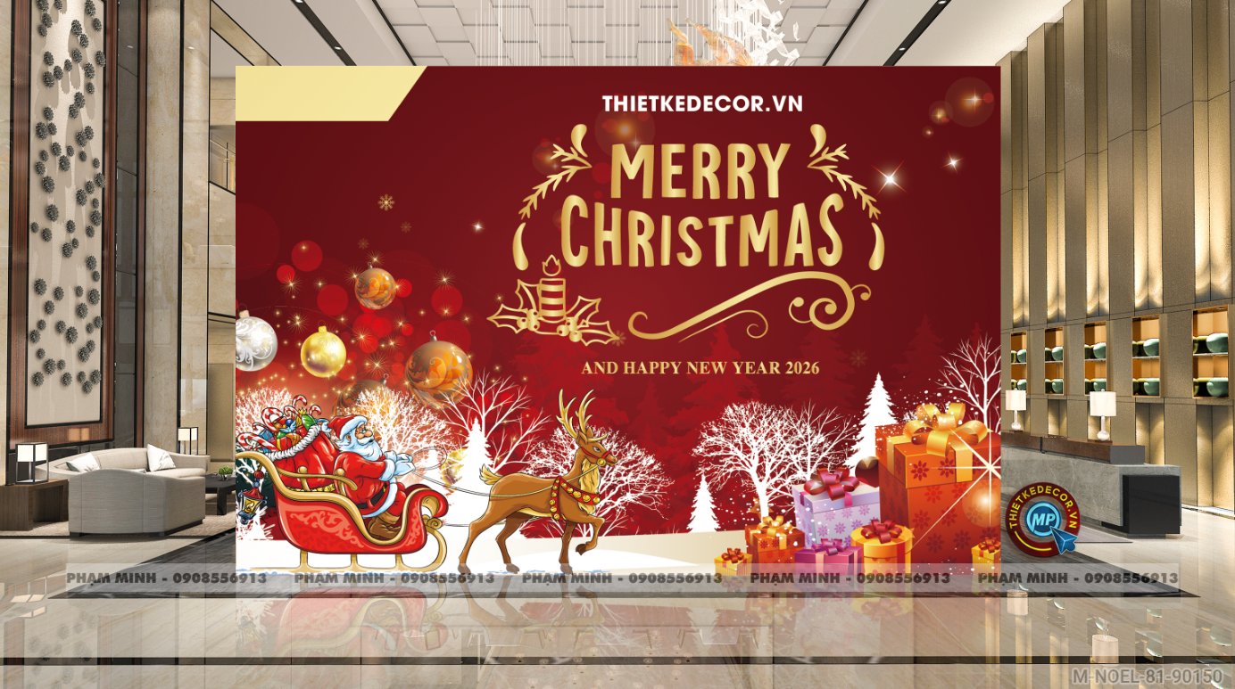 File thiết kế trang trí Giáng sinh Noel Merry Christmas decor cây thông Decor cho trường học, trung tâm mua sắm, chung cư, nhà hàng, khách sạn, quán cà phê...