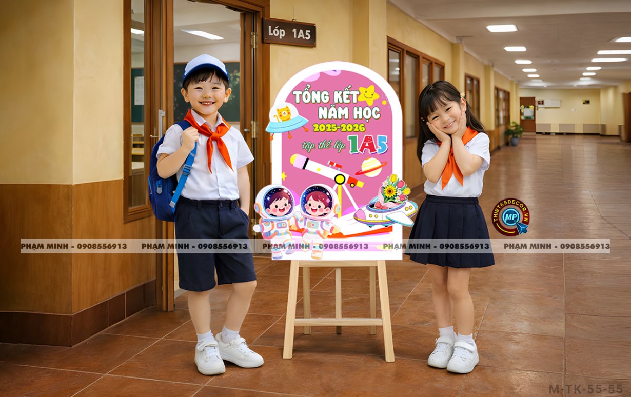 File thiết kế decor bảng tổng kết năm học trang trí lớp học lễ tổng kết năm học chào mừng ngày quốc tế thiếu nhi dễ thương đáng yêu cute