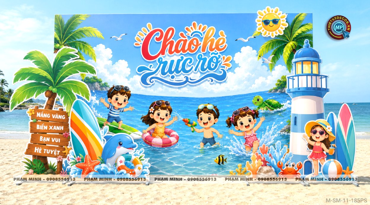 File thiết kế chào hè, trang trí background chào hè, background summer vacation, background hello summer, dã ngoại biển cho học sinh, decor chụp ảnh check in siêu thị, bãi biển