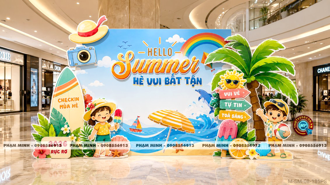 File thiết kế chào hè, trang trí background chào hè, background summer vacation, background hello summer, dã ngoại biển cho học sinh, decor chụp ảnh check in siêu thị, bãi biển