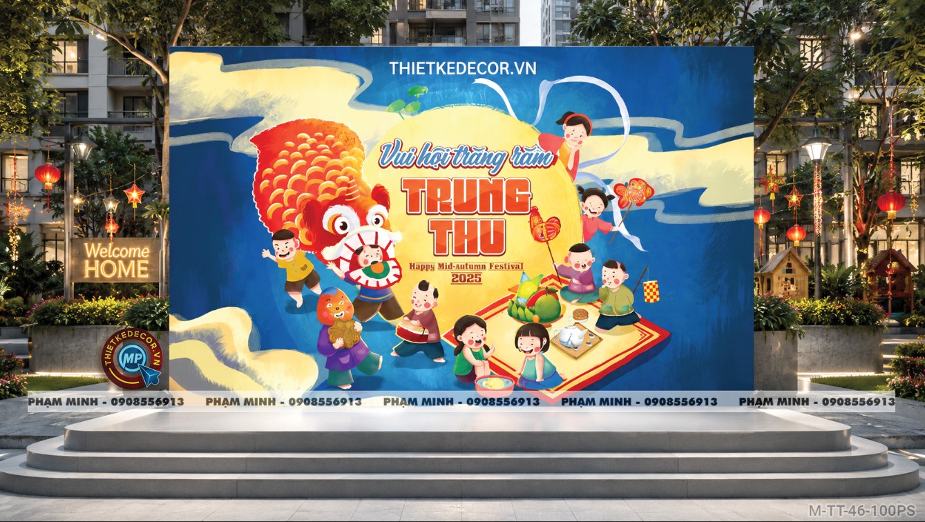File thiết kế background Trang trí decor Trung Thu Mall, Trang trí decor Trung Thu Chung cư, Trang trí decor Trung Thu Nhà Hàng, Trang trí decor Trung Thu Khách Sạn; Trang trí decor Trung Thu ngân hàng, Trang trí decor Trung Thu trường học; quán cà phê