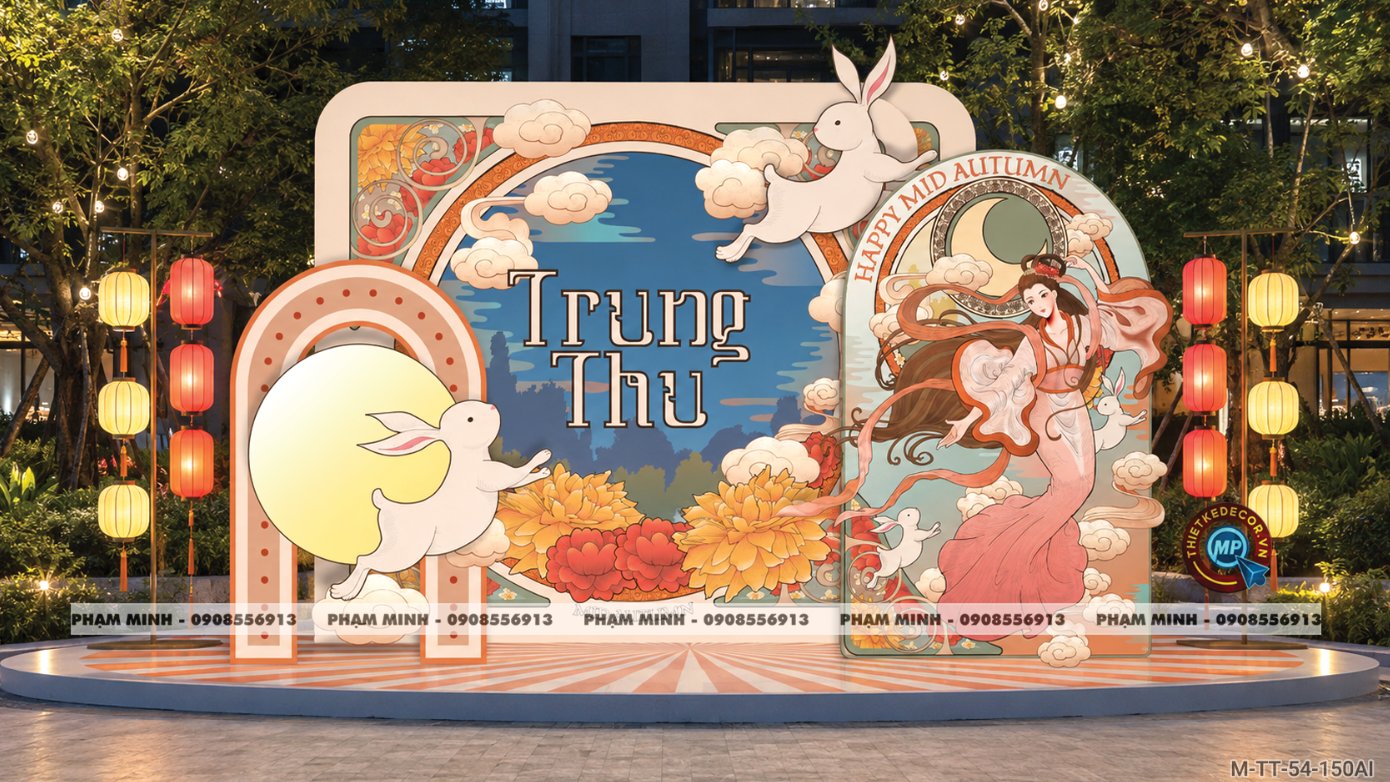 File thiết kế background Trang trí decor Trung Thu Mall, Trang trí tiểu cảnh Trung Thu Chung cư, decor tiểu cảnh Trung Thu Nhà Hàng, tiểu cảnh Trung Thu Khách Sạn; Trang trí decor Trung Thu ngân hàng, Trang trí decor Trung Thu trường học; quán cà phê