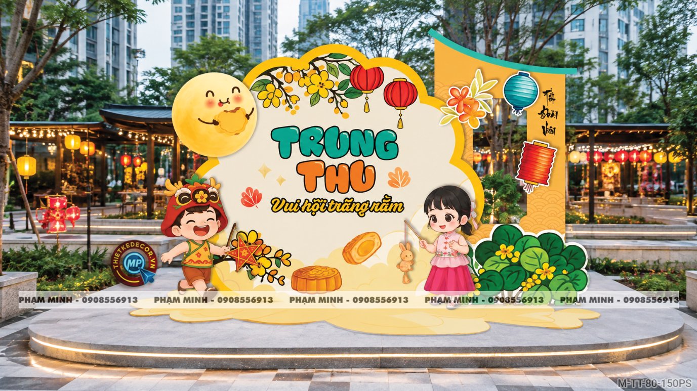 File thiết kế background Trang trí decor Trung Thu Mall, Trang trí tiểu cảnh Trung Thu Chung cư, decor tiểu cảnh Trung Thu Nhà Hàng, tiểu cảnh Trung Thu Khách Sạn; Trang trí decor Trung Thu ngân hàng, Trang trí decor Trung Thu trường học; quán cà phê