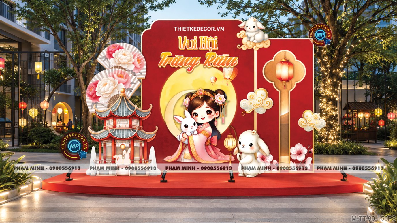 File thiết kế background Trang trí decor Trung Thu Mall, Trang trí tiểu cảnh Trung Thu Chung cư, decor tiểu cảnh Trung Thu Nhà Hàng, tiểu cảnh Trung Thu Khách Sạn; Trang trí decor Trung Thu ngân hàng, Trang trí decor Trung Thu trường học; quán cà phê