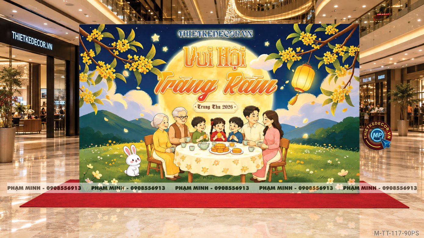 File thiết kế background Trang trí decor Trung Thu Mall, Trang trí tiểu cảnh Trung Thu Chung cư, decor tiểu cảnh Trung Thu Nhà Hàng, tiểu cảnh Trung Thu Khách Sạn; Trang trí decor Trung Thu ngân hàng, Trang trí decor Trung Thu trường học; quán cà phê