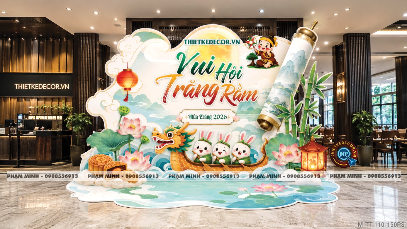 File thiết kế background Trang trí decor Trung Thu Mall, Trang trí tiểu cảnh Trung Thu Chung cư, decor tiểu cảnh Trung Thu Nhà Hàng, tiểu cảnh Trung Thu Khách Sạn; Trang trí decor Trung Thu ngân hàng, Trang trí decor Trung Thu trường học; quán cà phê
