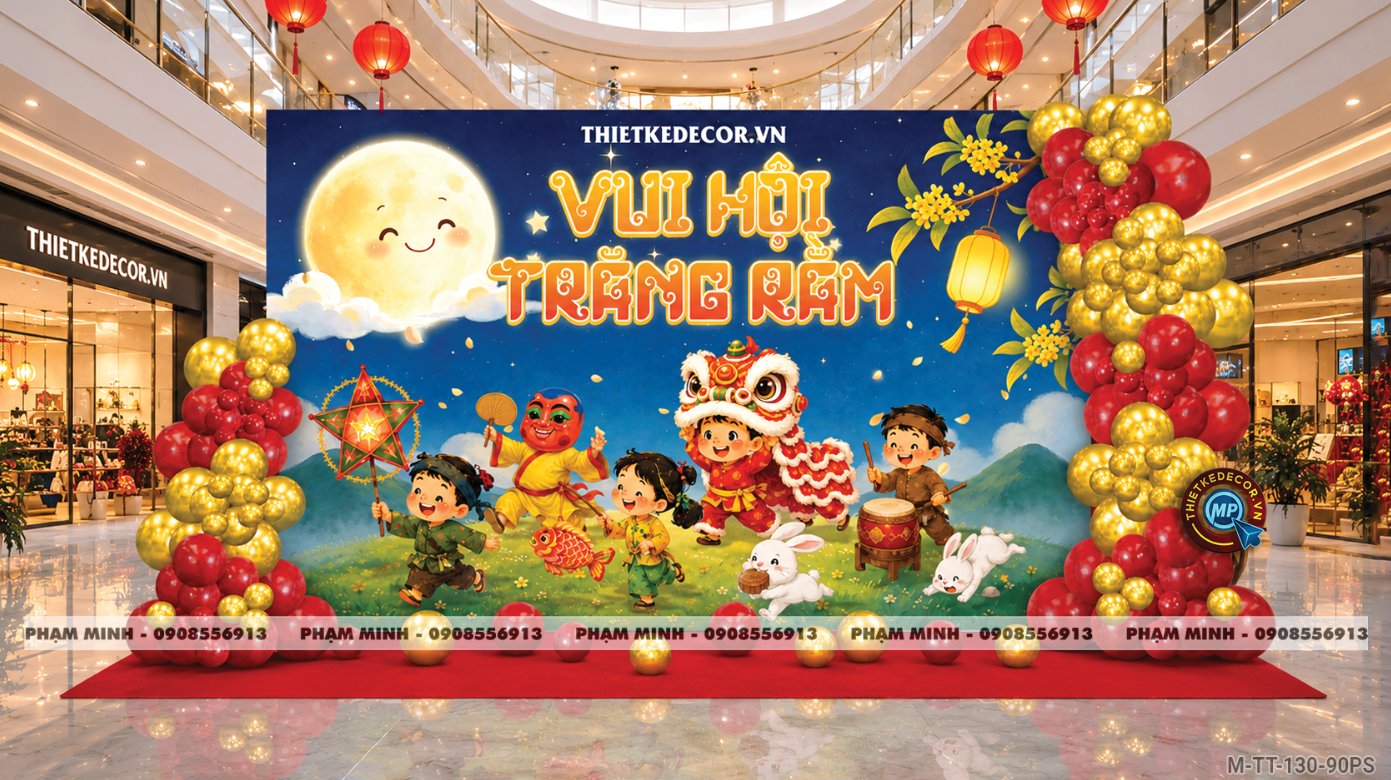 File thiết kế background Trang trí decor Trung Thu Mall, Trang trí tiểu cảnh Trung Thu Chung cư, decor tiểu cảnh Trung Thu Nhà Hàng, tiểu cảnh Trung Thu Khách Sạn; Trang trí decor Trung Thu ngân hàng, Trang trí decor Trung Thu trường học; quán cà phê