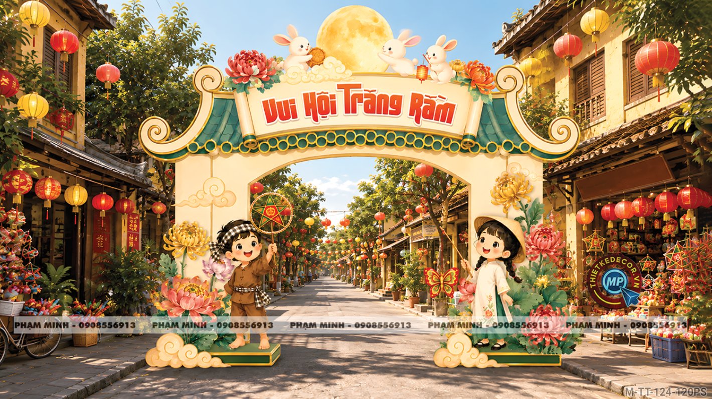 File thiết kế background Trang trí decor Trung Thu Mall, Trang trí tiểu cảnh Trung Thu Chung cư, decor tiểu cảnh Trung Thu Nhà Hàng, tiểu cảnh Trung Thu Khách Sạn; Trang trí decor Trung Thu ngân hàng, Trang trí decor Trung Thu trường học; quán cà phê