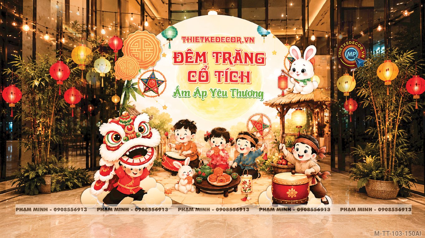 File thiết kế background Trang trí decor Trung Thu Mall, Trang trí tiểu cảnh Trung Thu Chung cư, decor tiểu cảnh Trung Thu Nhà Hàng, tiểu cảnh Trung Thu Khách Sạn; Trang trí decor Trung Thu ngân hàng, Trang trí decor Trung Thu trường học; quán cà phê