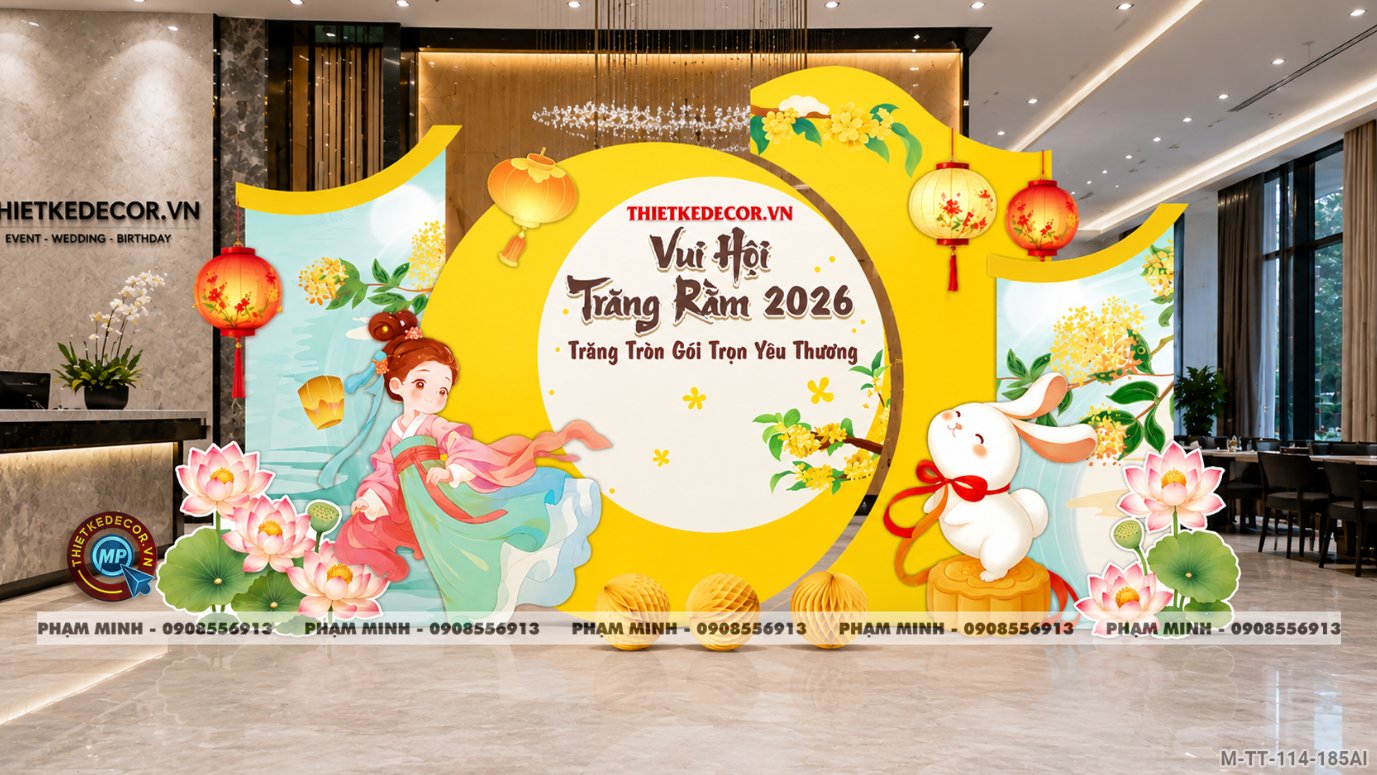 File thiết kế background Trang trí decor Trung Thu Mall, Trang trí tiểu cảnh Trung Thu Chung cư, decor tiểu cảnh Trung Thu Nhà Hàng, tiểu cảnh Trung Thu Khách Sạn; Trang trí decor Trung Thu ngân hàng, Trang trí decor Trung Thu trường học; quán cà phê