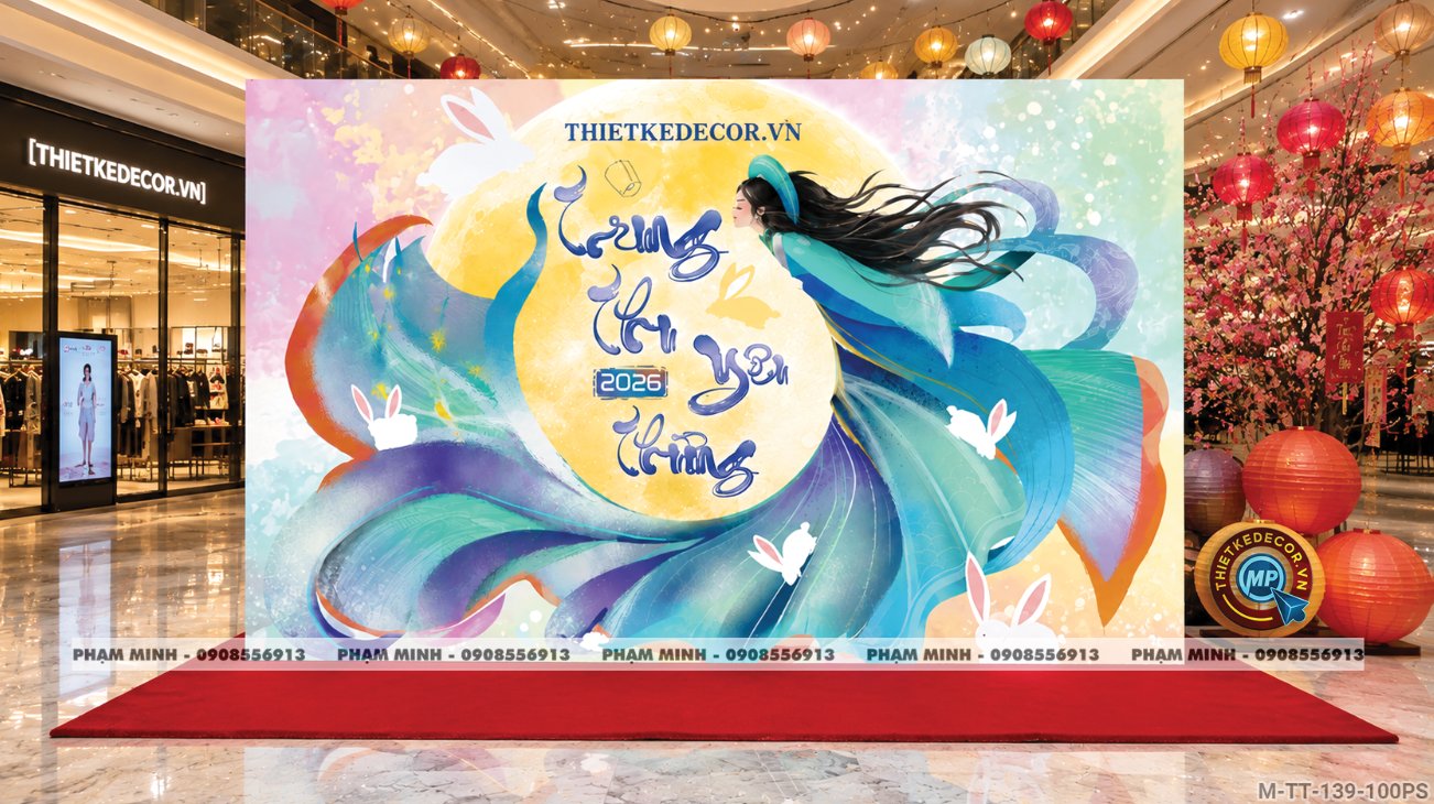 File thiết kế background Trang trí decor Trung Thu Mall, Trang trí tiểu cảnh Trung Thu Chung cư, decor tiểu cảnh Trung Thu Nhà Hàng, tiểu cảnh Trung Thu Khách Sạn; Trang trí decor Trung Thu ngân hàng, Trang trí decor Trung Thu trường học; quán cà phê