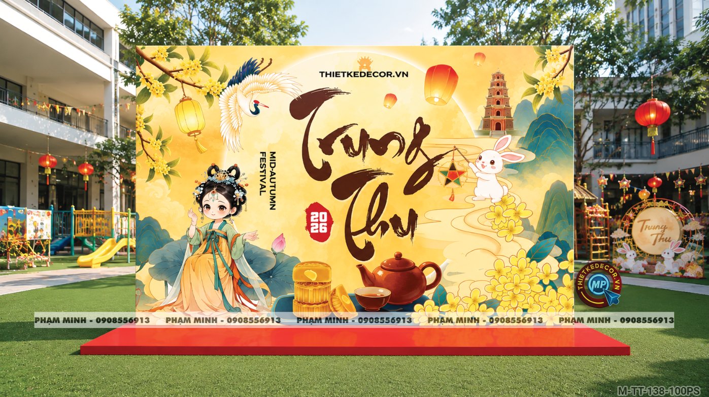 File thiết kế background Trang trí decor Trung Thu Mall, Trang trí tiểu cảnh Trung Thu Chung cư, decor tiểu cảnh Trung Thu Nhà Hàng, tiểu cảnh Trung Thu Khách Sạn; Trang trí decor Trung Thu ngân hàng, Trang trí decor Trung Thu trường học; quán cà phê