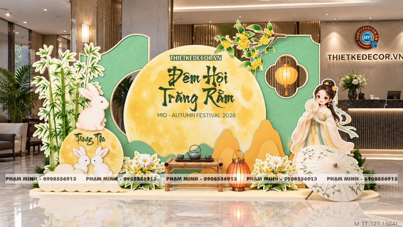 File thiết kế background Trang trí decor Trung Thu Mall, Trang trí tiểu cảnh Trung Thu Chung cư, decor tiểu cảnh Trung Thu Nhà Hàng, tiểu cảnh Trung Thu Khách Sạn; Trang trí decor Trung Thu ngân hàng, Trang trí decor Trung Thu trường học; quán cà phê