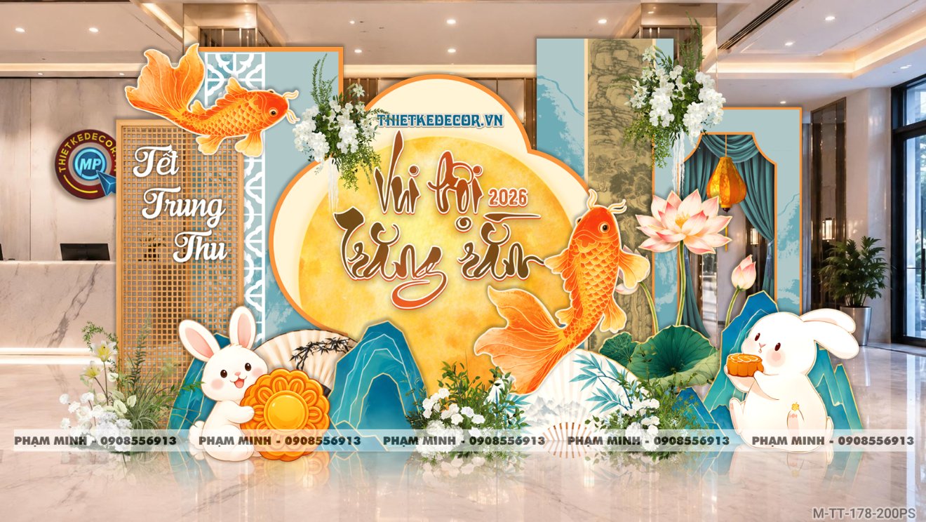 File thiết kế background Trang trí decor Trung Thu Mall, Trang trí tiểu cảnh Trung Thu Chung cư, decor tiểu cảnh Trung Thu Nhà Hàng, tiểu cảnh Trung Thu Khách Sạn; Trang trí decor Trung Thu ngân hàng, Trang trí decor Trung Thu trường học; quán cà phê