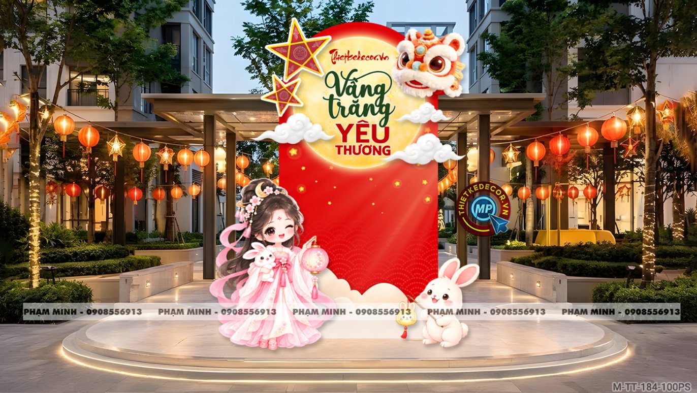 File thiết kế background Trang trí decor Trung Thu Mall, Trang trí tiểu cảnh Trung Thu Chung cư, decor tiểu cảnh Trung Thu Nhà Hàng, tiểu cảnh Trung Thu Khách Sạn; Trang trí decor Trung Thu ngân hàng, Trang trí decor Trung Thu trường học; quán cà phê